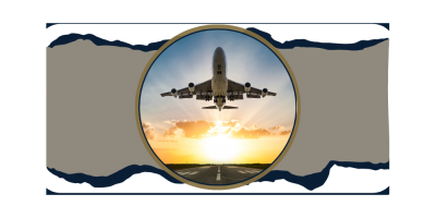 Airplane lifting off